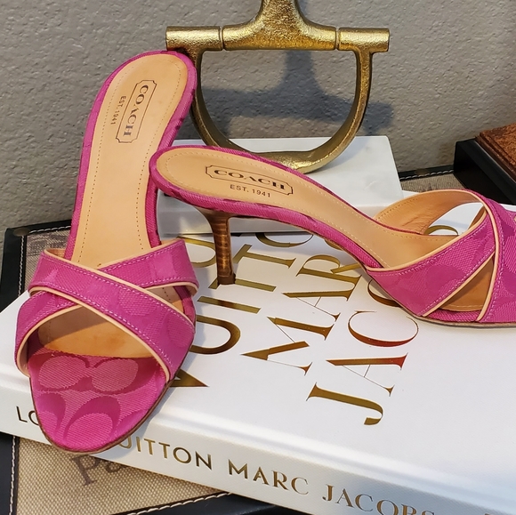 Coach Ciara Slides Shoes 8M - Picture 3 of 9